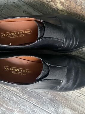 David Tyler Leather Slip-On Dress Loafers